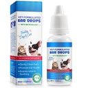 Hjørring Infeksjonsterapi Dråper for hunder og katter, med 1% Hydrokortison Soothing Dog Yeast infeksjon, kløende øre relief-behandlinger øreinfeksjoner for hunder og katter - 2 fl oz