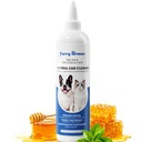 Itch Relief Ear Cleaner for hunder & katter Naturlig Gentle Formula med Manuka Honning & Grønn Te - Triple Botanisk Vaske for infeksjon & Yest Forebygging, PH Balansert No-Sting 8.45 oz