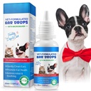 NenMaoKeNu Katt- og hundeøre infeksjonsdråper, ørerenser til soote og leeve kløe, med 1% Hydrokortison for hund øreinfeksjoner, hindrer Inflammatio, behandler øreinfeksjoner - 2,02 fl.Oz