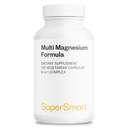 Supersmart - Optimag - Kraftig magnesiumkompleks - 8 forskjellige former for magnesium for optimal assimilasjon - bekjemper magnesiummangel ikke-GMO & Glutenfri - 120 vegetariske kapsler