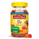 Natur laget vitamin D3 5000 IU Per Serving Gummies Extra styrke, bein og immun helse støtte, 150 vitamin D Gummies for voksne, 75 dagers forsyning