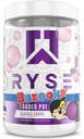 RYSE lastet pre trening pulver - Bazooka Grape - daglig pre-arbeid for menn og kvinner med 390mg koffein, Beta Alanine og citrullin for pumpe, fokus og energi - 30 serveringer