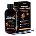 E+S Poultry Vitality Formula | Selenium for kyllinger og all Poultry | Næringsmiddel Støttevæske for energibalanse og mobilitet | fôrblanding tilsetning for sunn vekst