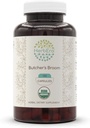 HerbEra Butcher's Broom USDA Organic 120 Kapsler | Naturlig Herbal Supplement | Certified Organic Vegetarian Capsules and Organic Butcher's Broom (Ruscus akuleatus) Tørket rot (120 Kapsler)