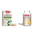 Jarrow Formler Probiotika & Bone Support Supplement Bundle med Jarro-Dophilus EPS 10 milliarder CFU og BoneUp med vitamin D3, K2 & Kalsium