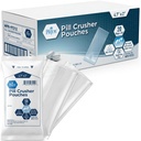 Med PRIDE Pill Crusher 4,7 \"x2 ' 'Pouches\" - Pakke med 1000 disponerbare medisin Crushers - Medisinsk Grade Clear Tablet Crushing Vesker for enkel forbruk med null avfall