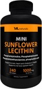 ML Naturals Mini Solflower Lecithin 240 Softgels. Fosfatidylkolin, Fosfatidylinositol, Fosfatidyltanolamin, Fosfatidsyre, NSF-sertifisert og cGMP-Compliant