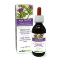 Naturalma Melk Thistle (Silybum marianum) Frukt og urt alkoholfri tinktur - 4 floz flytende ekstrakt i drops - Herbal Supplement - Vegan