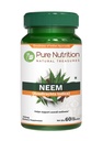 Ren ernæring Neem kapsler 700 mg. (Equivalent til 2600mg Neem Leaf pulver og Bark pulver) Ikke GMO | En gang daglig | 60 dagers forsyning.
