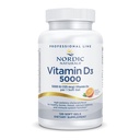 Nordic Naturals Pro Vitamin D3 5000, Orange - 120 Mini Soft Gels - 5000 IU Vitamin D3 - Støtter sunne bein, humør og immunsystemfunksjon - Ikke-GMO - 120 Serveringer
