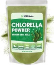 XPRS Nutra Organic Chlorella pulver - Broken Cell Wall Klorofyll pulver - Klorella Organic Powder for immunitet - Vegansk Vennlig Chlorella Powder Organic for Complete Protein (16 Ounce)