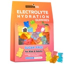 Electrolyte Gummies Sukker Gratis | Elektrolyte Hydration Energy Gummies for løp og sport - Energi Chews med kalsium og vitamin C for barn og voksne, Flere blandede Flavors, Glutenfri, 90 greve