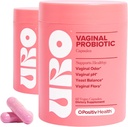 O Positiv URO Vaginal Probiotika for kvinner pH Balanse med prebiotika og Lactobacillus Probiotiske blanding - Vaginal Helse Supplement - Fremme sunn Vaginal Odor & Vaginal Flora, 60 greve (Pack of 2)