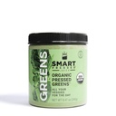 SMART Pressed Organic Greens Superfoods pulver | Kaldpresset daglig økologisk grønn pulver for kvinner og menn | Vegansk grønn pulver Superfood økologisk | Grønn Superfood pulver (30 Serveringer)