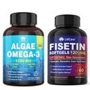 Fisetin Supplement + Vegan Omega-3 Algae Olje