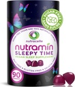 Nutramin søvnig tid gummy: Veganen, sukker-fri, naturlig melatonin 5mg for lengre dypere søvn - Ingen neste dag Grogginess, ikke-habit forming Delicious & Drug-Free Allergy-Safe Herbal søvn gummi