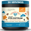 Sandhu's Grass Fed Bovine Colostrum pulver for mennesker, voksne | 30 serveringer (pakke med 1) Cows Supplement | Høy IgG for Gut helse | Immunitet og muskel gjenoppretting støtte | Uslavored | For menn og kvinner