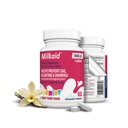 Melkeaid Junior Lactase Enzyme Chewable Tabletter for Laktose Intolerance | forhindrer gass, bloating, diarrea hos barn | Hurtigvirkende Dairy Digestive Supplement for barn | 60 ct (60 tabletter, Vanilla)