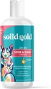 Solid Gold Omega 3 Fiskeolje for hunder og katter - Wild Alaskan Salmon Oil for hunder Hud og Coat Support - Omega 3 Hunde Supplement flytende w / pollock, fettsyrer, EPA & DHA for immunstøtte - 8oz Flaske