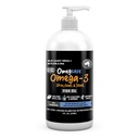 Omege fiskolje for hunder og katter - Fineste for kjæledyr Omega 3 for katter og hunder - Supplement for hud og Coat, kløe, skjære, ledd og immun helse - 100% ren Omega fiskolje med EPA & DHA (8 oz)