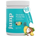 JUNP Electrolytes pulver Ingen sukker Ingen karbohydrater – Pina Colada Coconut Pineapple Keto Electrolyte Drikk Blande - Kalium & Salt Hydration Powder Elektrolytter - Zero Calorie Sukker Gratis Elektrolyte pulver 90ct