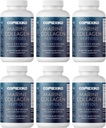CORREXIKO Marine Collage Supplement piller - 1800mg Hydrolysert Collage Peptider per servering med tilsatt hyaluronsyre, vitamin C & Mineraler - for hår, hud og negler - 720 Kapsler 6 måneders forsyning