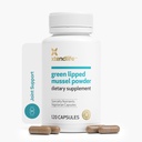 Xtendlife Grønn Lipped Mussel Powder - 2400mg Ekstra styrke Joint & Muscle Support Supplement fra New Zealand med Omega 3 - 1 måneds forsyning