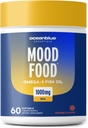 Oceanblue Essentials Mood Food Omega 3 | Triple Strength Fish Oil 1000mg EPA for Mood Support | Burpless Mini Softgels | hjertehelse, ikke-GMO (60 greve)