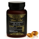 Svart Seed Oil Capsules - kaldt presset 120 Softgels 500mg, premium kvalitet Nigella Sativa,100% ren svart cuminfrøolje - ikke-GMO (120 greve - pakke med 1 plastflaske)