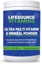 Livskilde Vitaminer Ultra Multi Vitamin & Mineral pulver - Hele maten basert - 30 dagers forsyning