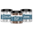 Jordbårne elementer Pine Bark, L-Arginine, & L-Citrulline Capsule Bundle, 200 kapsler Hver, ren og ufortynnet, Ingen additiver