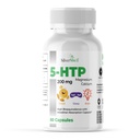 5-HTP 200 MG Plus kalsium og magnesium for humør, søvn og hjernefunksjoner – 1 kapsel per servering, 60 kapsler