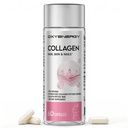 OxyEnergy Collagen Peptider Kapsler for kvinner, 800 mg Hydrolysert kollagen(Typer I) Kosttilskudd med Elastin Peptider, 60 kollagen piller for å fremme hår, negl, hud, Colágeno en Capsulas