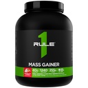 Regel 1 Mass Gainer - høy-kalori vekt gevinst formel med 1,220 + kalorier, 250g + kompleks carb blanding, 40g all-whey protein per servering (8 serveringer, jordbær og crème)
