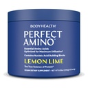 BodyHealth PerfectAmino pulver - BCAA og EAA pulver for pre og post trening - Amino syre energidrikk for menn og kvinner å støtte lean muskel og gjenoppretting - sitron lime - 30 serveringer