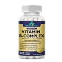 Vitamin B-Complex + CoQ10 + vitamin C - Maks styrke Supplement for energi, metabolisme støtte, 120 Softgels, 60 dagers forsyning
