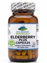 Pure Mountain Botanicals Elderberry Supplement - Vegansk Kosher Capsules med 750 mg organisk eldrebær og 200 mg eldre blomst