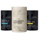 Sports Research® Multivitamins Pack - Omega 3 + vitamin D3 K2 5000iu + collagen Peptides