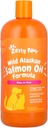 Zesty Paws Wild Alaskan lakseolje for hunder og katter - Omega 3 Hud og Coat støtte - Naturlig EPA & DHA, fettsyrer for felles funksjon, immun- og hjertehelse flytende kosttilskudd, 32 oz