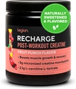 Legion Recharge Post Trening Supplement - alle naturlige muskelbygger & gjenopprette drikke med kreatinmonohydrat. Naturlig søtet og smakfullt, trygt og sunnt. 60 serveringer. (Fruit Punch, 60 serveringer)