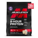 MuscleTech Platinum 8-Hour Protein pulver - 7 Premium Protein kilder med Whey & Casein Protein for økt lean muskel, styrke og forbedret gjenoppretting - Vanilla Kake, 50 Serveringer