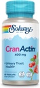 SOLARAY CranActin Cranberry Extract 400 mg - Cranberry Supplements for kvinner og menn - Blader og urinveistrakt Health Support med vitamin C - Vegan, 60-dagers garanti (60 CT)