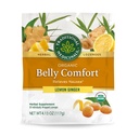 Tradisjonelle medisiner, organisk Belly Comfort Lozenges Lemon Ginger, lindrer kvalme, 30 Individuelt innpakket Lozenges
