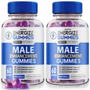 (2 Pack) Energize Gummies - Energize Gummies for Men, Energize Gummies Male, Supplement to Promote Overall Health and Well-Being, Used to Maintain a Healthy and Active Lifestyle (120 Gummies)