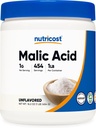Nutricost Malic Acid pulver 1LB - Glutenfri, ikke-GMO (454 gram)