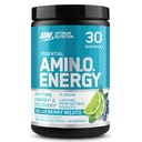 Optimum Nutrition Amino Energi - Før trening med grønn te, BCAA, Aminosyrer, ketovennlig, grønn kaffeekstrakt, energipulver - Blåbær mojito, 30 serveringer (Packaging May Vary)