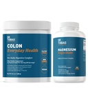 Dr. Tobias Colon Hver dag Helse & Magnesium Bisglycinat - Digestiv komfort og støtte for muskel- og beinhelse, vegansk, ikke-GMO