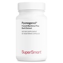 Supersmart - Pycnogenol 200mg per dag (Patted & svært biotilgjengelig) - Fransk Maritime Pine Bark ekstrakt | Ikke-GMO & Glutenfri - 60 Vegetariske kapsler