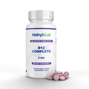 Metyl-Life B12 Komplett profesjonell styrke aktiv B12 3 måneders forsyning. Chewables. 2,5 mg Methylcobalamin Metyl, 1,25 mg Hydroxokobalamin (hydroksy) og 1,25 mg Adenosylcobalamin