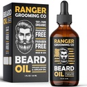 Leven Rose Skjegg Olje for menn og Skjegg Softener 100% ren naturlig for bearded menn, Mustaches og moisturized Hud 1 oz av Ranger Grooming Co